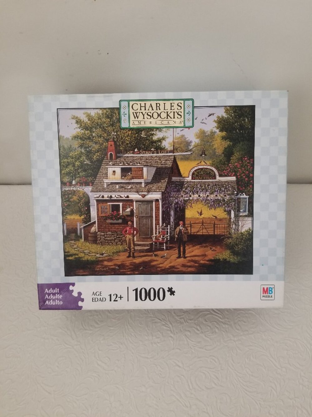 Charles Wysocki PIGEON PALS 1000 Piece Puzzle NEW Sealed Americana 2008